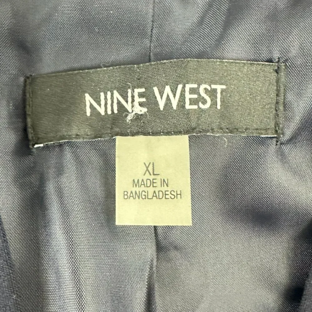 Nine‎ West Open Front Navy Blazer